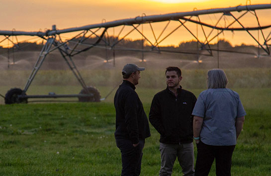 Ross Farm Truck pivot energy